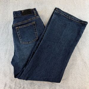 NY Jeans Women’s Petite Straight Stretch Dark Wash Denim Jeans Size 8P